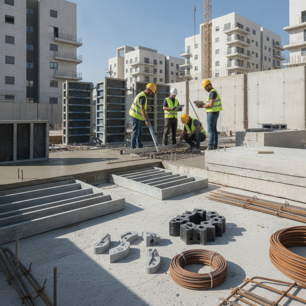 תבנית יציקה: המדריך המלא לשומרי מרחק, קורות ושלבי הביצוע בישראל